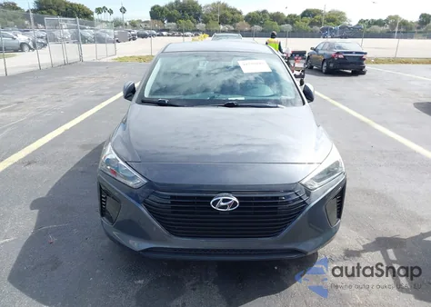 2019 Hyundai Ioniq Hybrid Blue z USA, uszkodzony, nr VIN KMHC65LC5KU180484